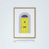 New home yellow door - lomond paper co