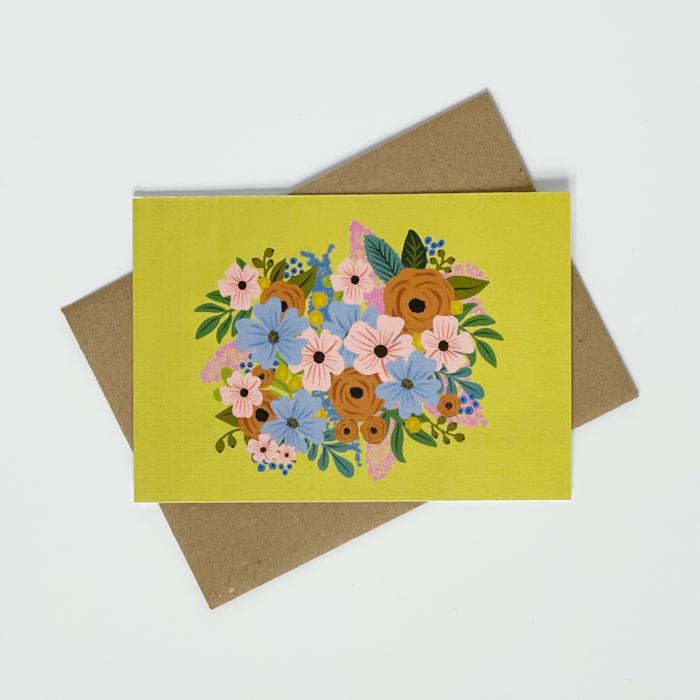Colourful Flower Card Set of 8