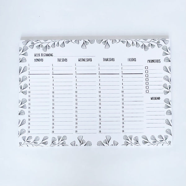 SALE Leaf Weekly Planner