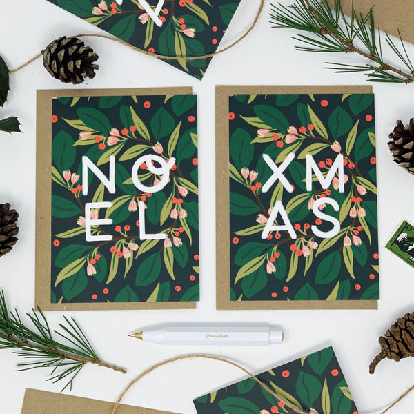 Xmas & Noel - Pack of 8 Cards