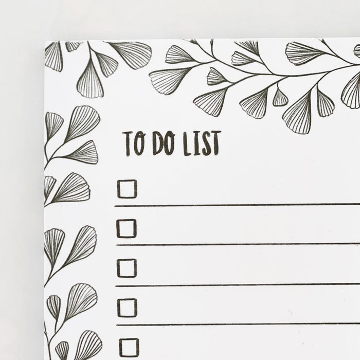 SALE Leaf To Do List - Notepad