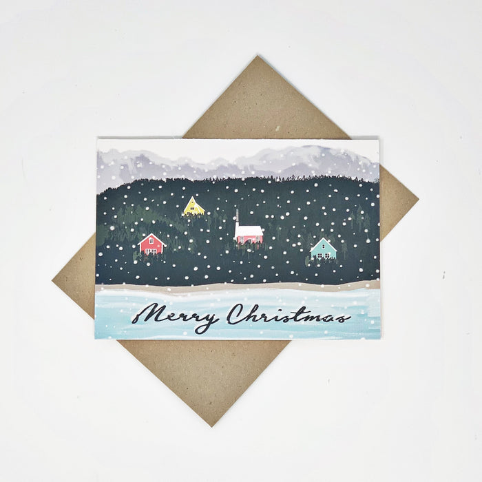 Scandi Houses "Merry Christmas"