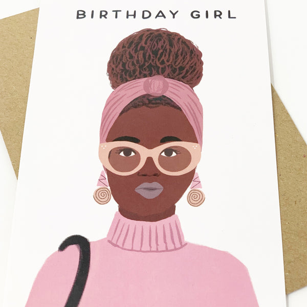 Black Birthday Girl - Afro Caribbean Girl