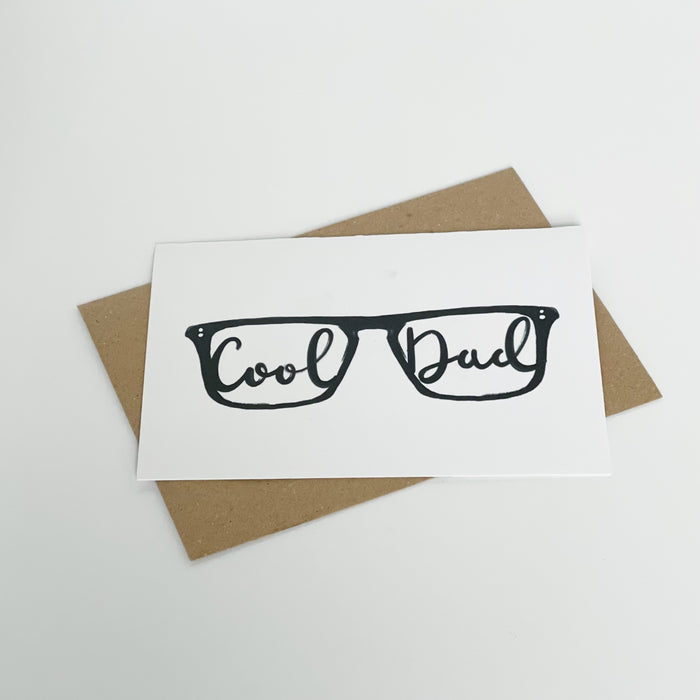 Cool Dad Glasses Card