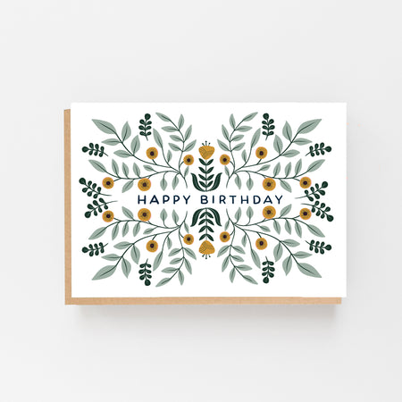 Happy Birthday Pattern - Lomond Paper Co.