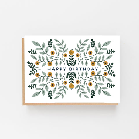 Happy Birthday Pattern - Lomond Paper Co.