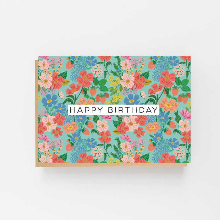 Happy Birthday Summer Card Set of 6