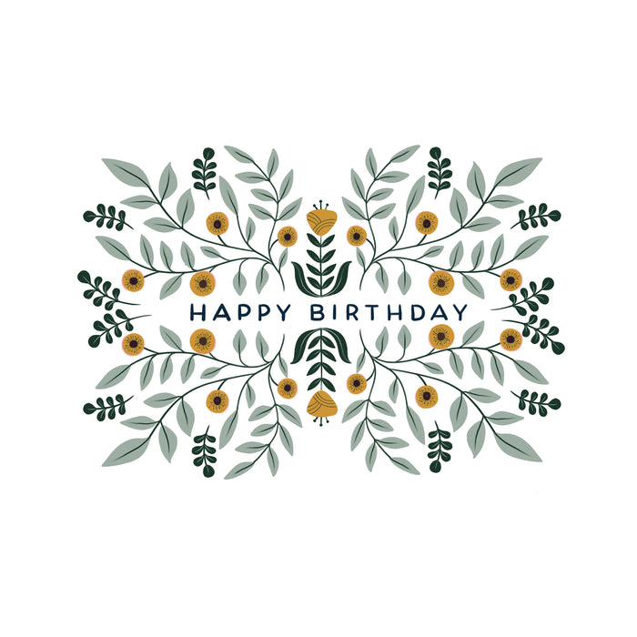 Happy Birthday Pattern - Lomond Paper Co.