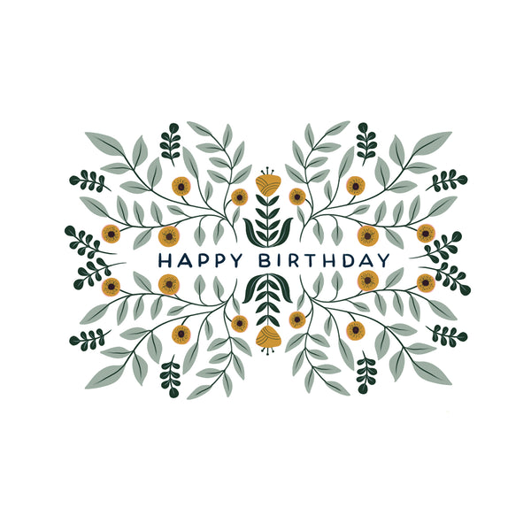 Happy Birthday Pattern - Lomond Paper Co.