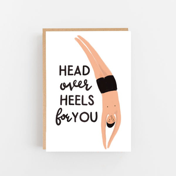 Head Over Heels For You (BOY) -  Greeting Card