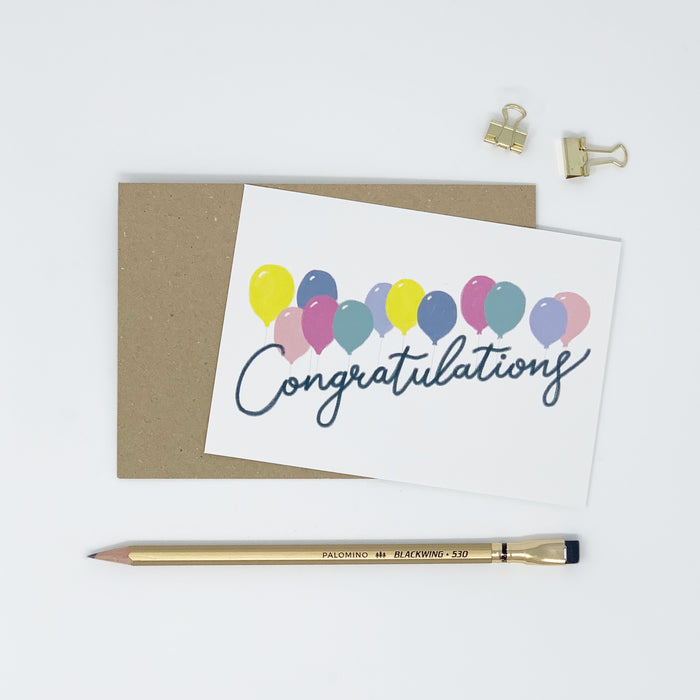 Congratulations Balloons - Lomond Paper Co.