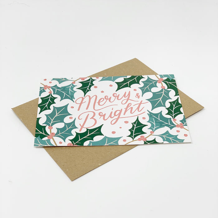Merry & Bright - Holly - Lomond Paper Co.