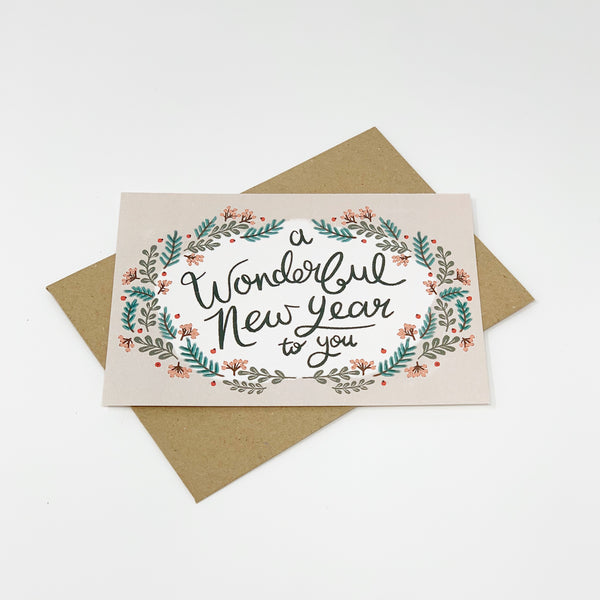 A Wonderful New Year To You Card - Lomond Paper Co.