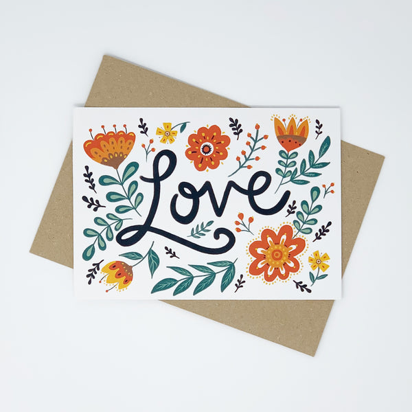 Love Folk Card