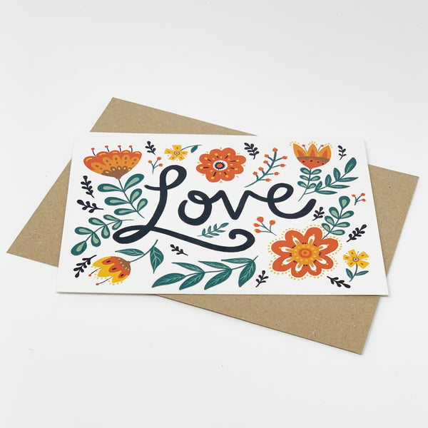 Love Folk Card