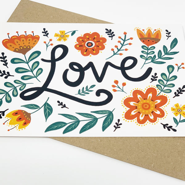 Love Folk Card