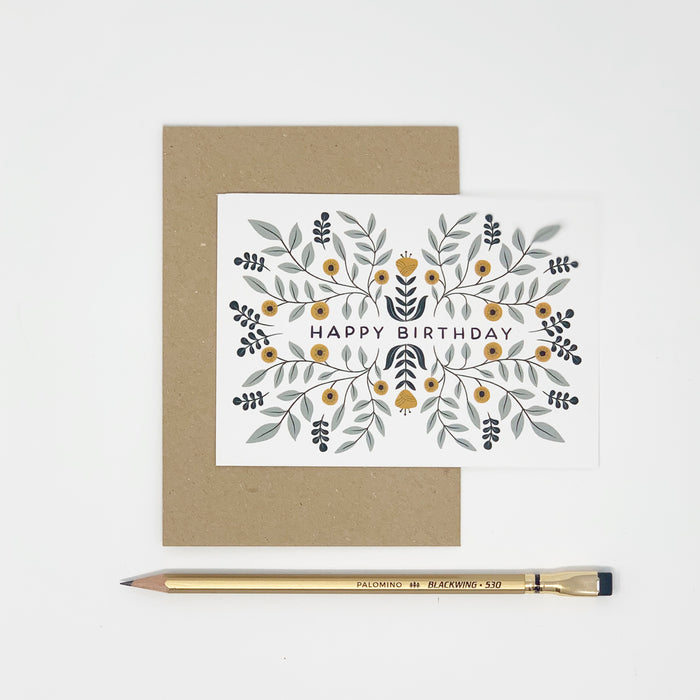 Happy Birthday Pattern - Lomond Paper Co.