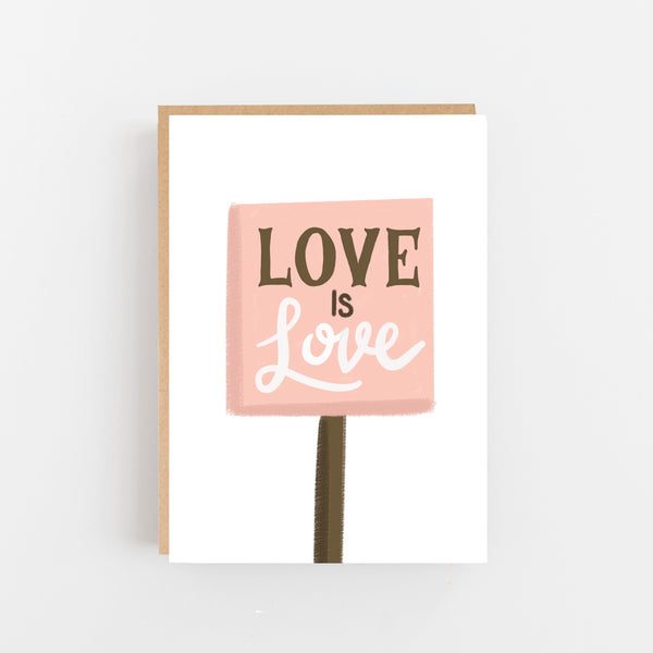 LOVE is Love Card