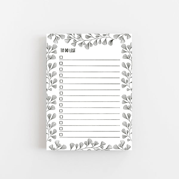 SALE Leaf To Do List - Notepad