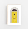 New home yellow door - lomond paper co
