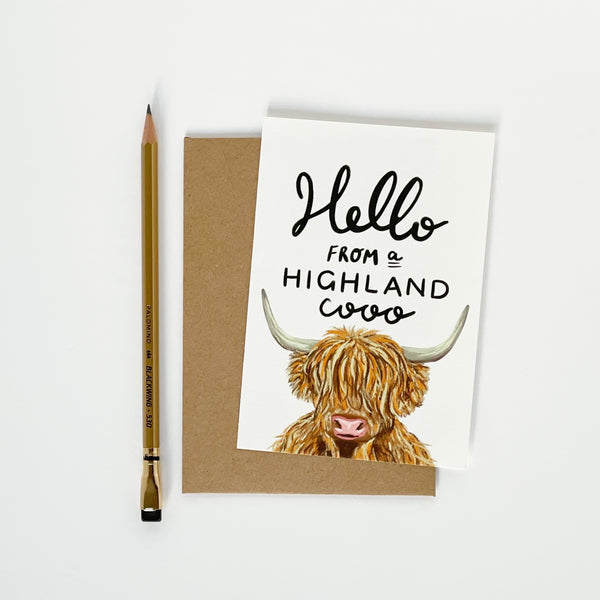 Hello from a Highland cooo