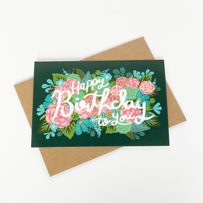 Happy Birthday To You - Vintage Green