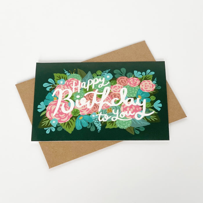 Happy Birthday To You - Vintage Green