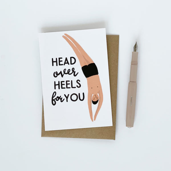 Head Over Heels For You (BOY) -  Greeting Card