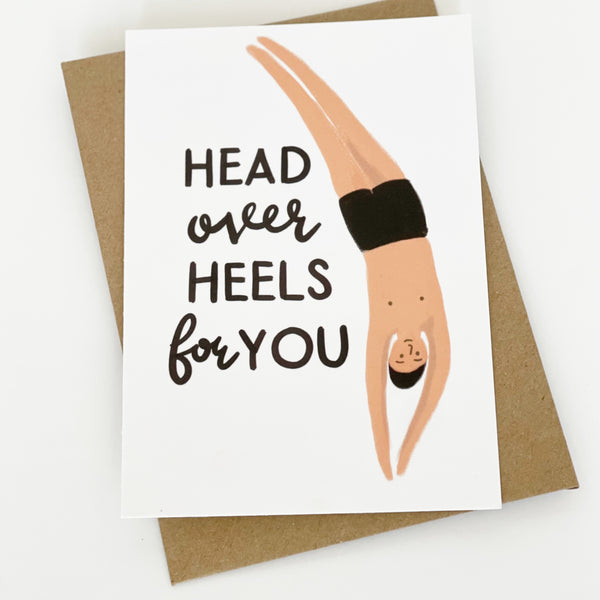 Head Over Heels For You (BOY) -  Greeting Card