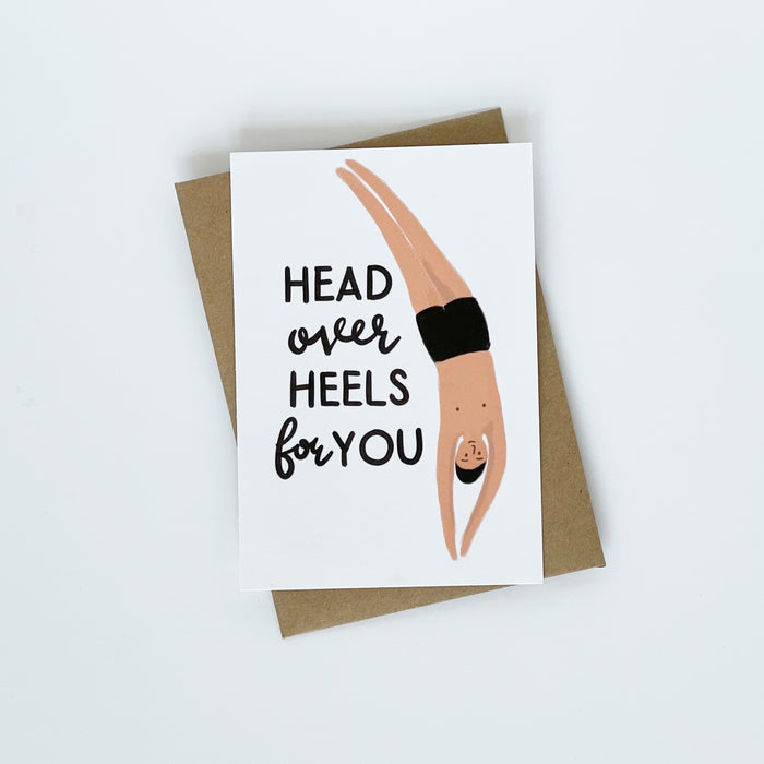 Head Over Heels For You (BOY) -  Greeting Card
