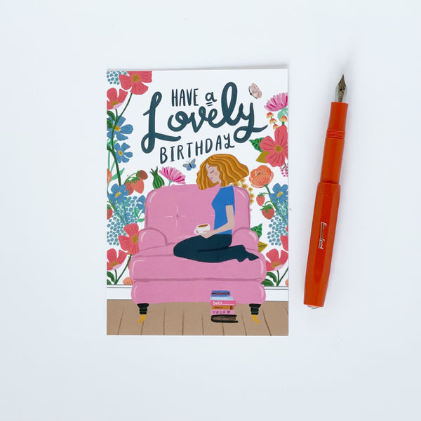 Have A Lovely Birthday Greeting Card