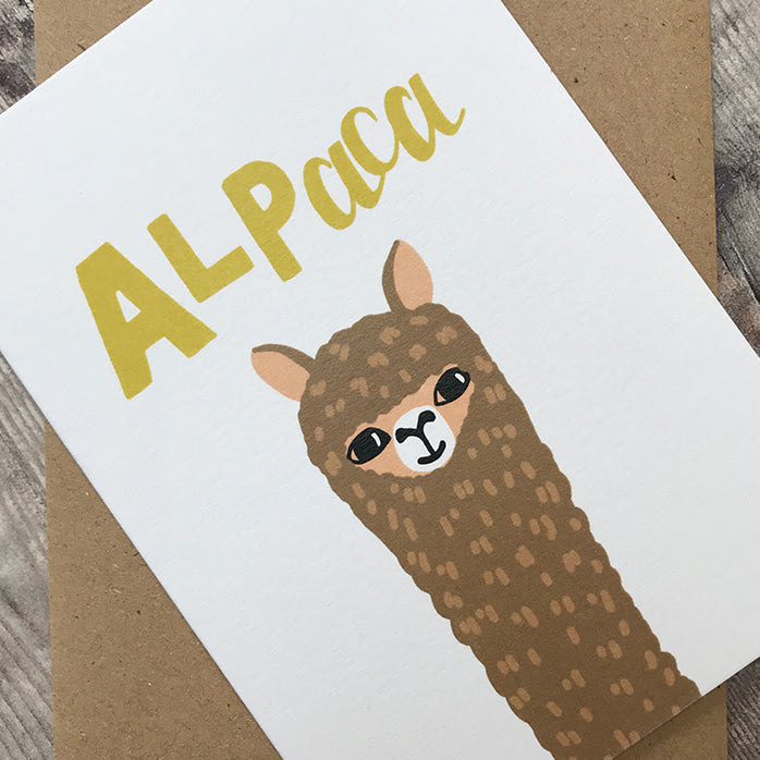 alpaca card - lomond paper co.