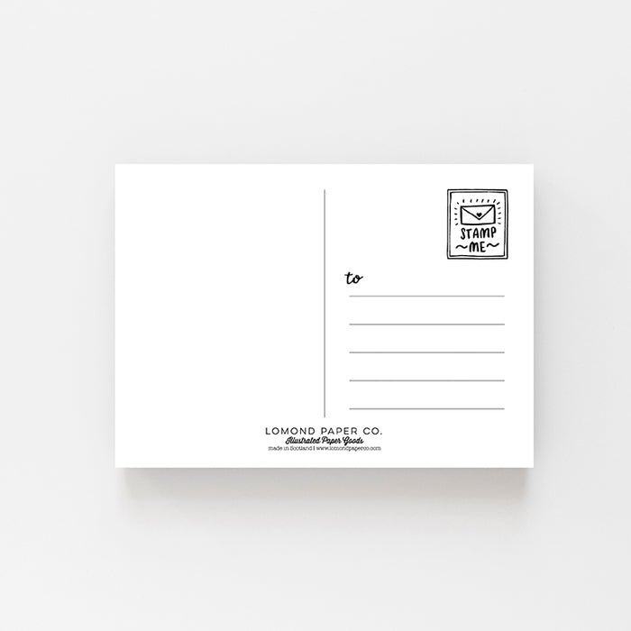 SALE Cat Postcards - Set of 6 ink drawings