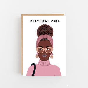 Black Birthday Girl - Afro Caribbean Girl
