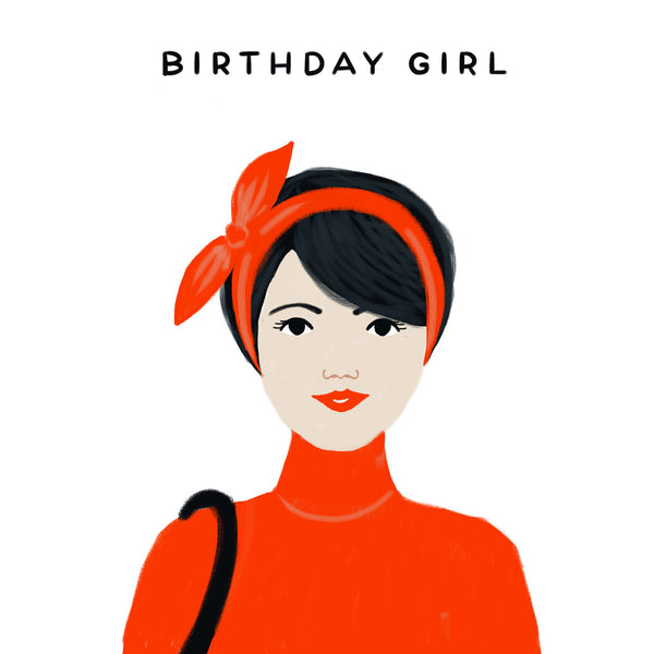 Birthday Girl - Black Hair - Lomond Paper Co.