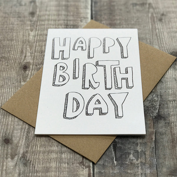happy birthday portrait - lomond paper co.