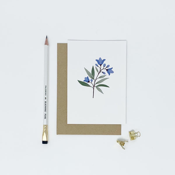 Pack of 6 Illustrated Flower Cards