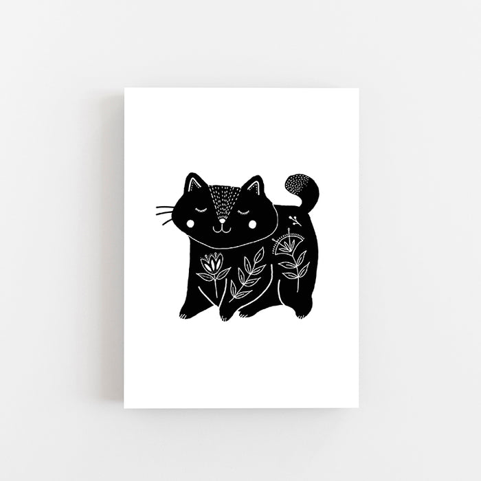 SALE Cat Postcards - Set of 6 ink drawings