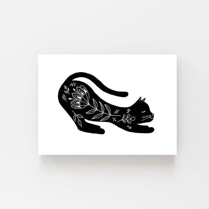 SALE Cat Postcards - Set of 6 ink drawings