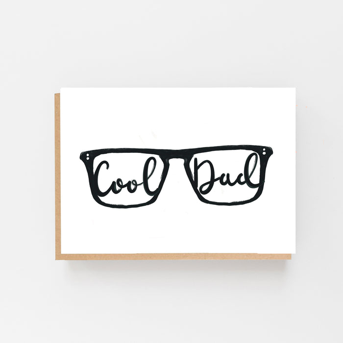 Cool Dad Glasses Card