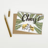 Cheers to a covid free new year card
