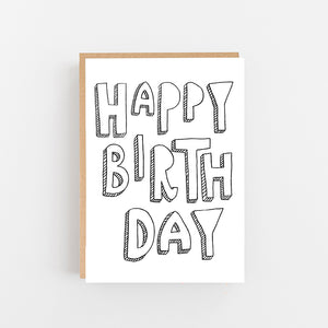 Happy Birthday - Portrait