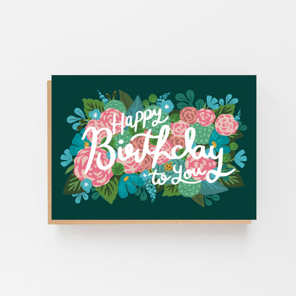Happy Birthday To You - Vintage Green