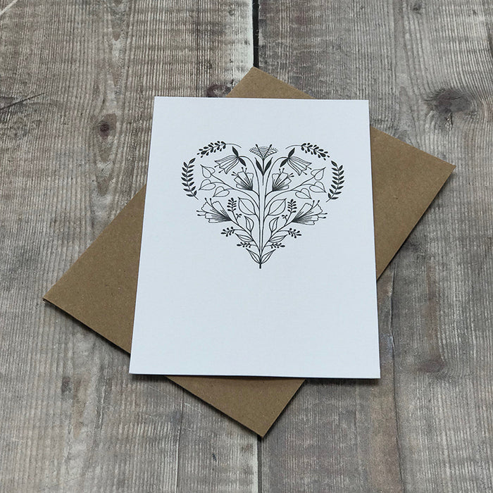 Heart Folk Card