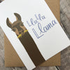 La La Llama card - lomond paper co.