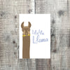 La La Llama card - lomond paper co.