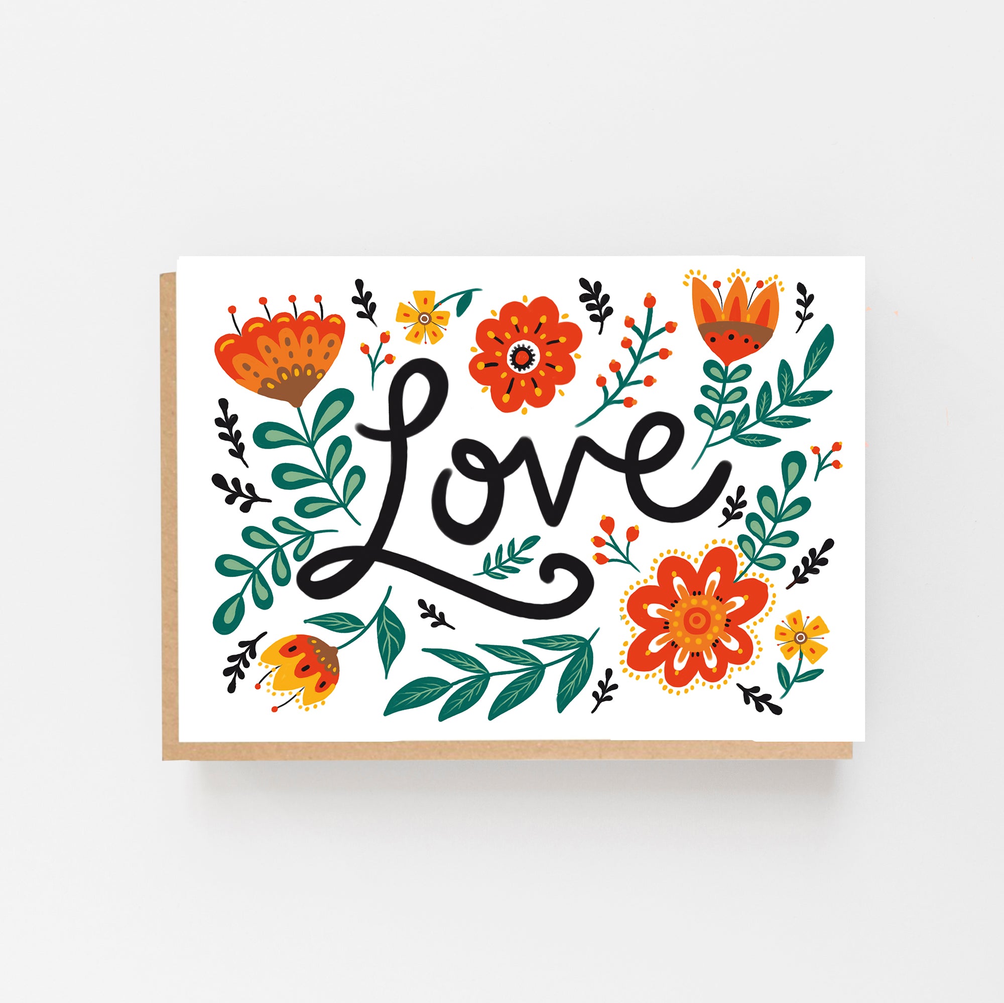 Love Folk Card