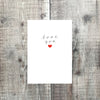 love you card - lomond paper co.