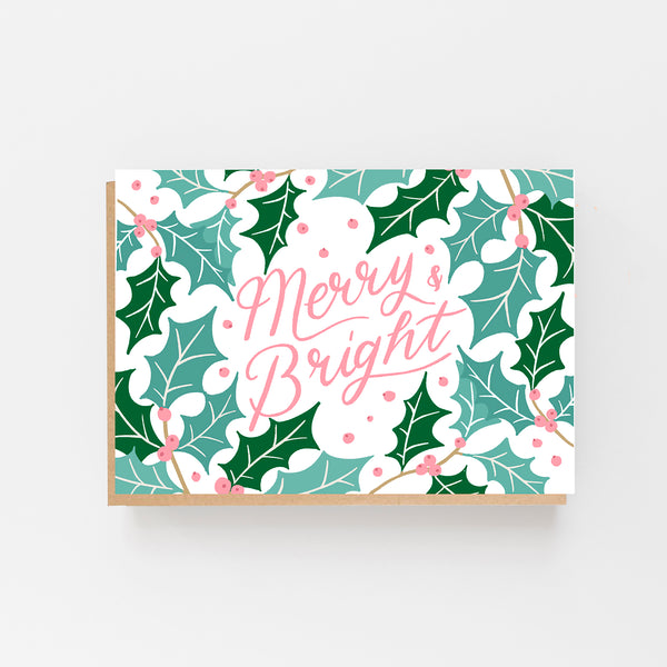 Merry & Bright - Holly - Lomond Paper Co.