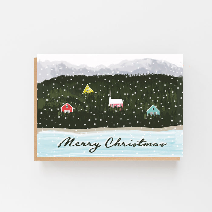 Scandi Houses "Merry Christmas"